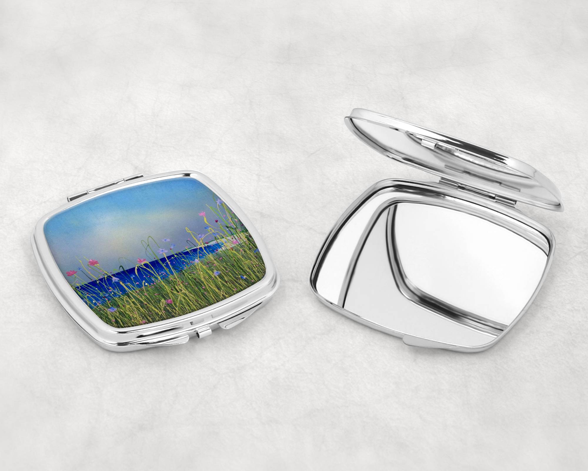 Spring on the Machair Compact Mirror